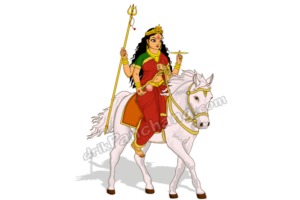 durga_arrival_horse